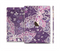 The Purple & White Butterfly Elegance Full Body Skin Set for the Apple iPad Mini 3