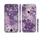 The Purple & White Butterfly Elegance Sectioned Skin Series for the Apple iPhone 6s