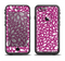 The Purple & White Floral Sprout Apple iPhone 6 LifeProof Fre Case Skin Set