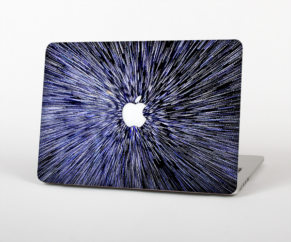 The Purple Zooming Lights Skin Set for the Apple MacBook Pro 15" with Retina Display
