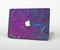 The Purple and Blue Electric Swirels Skin Set for the Apple MacBook Pro 13" with Retina Display