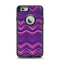 The Purple and Pink Overlapping Chevron V3 Apple iPhone 6 Otterbox Defender Case Skin Set
