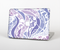 The Purple and White Lace Design Skin Set for the Apple MacBook Pro 13" with Retina Display