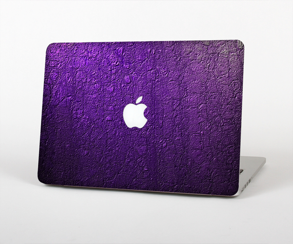 The Purpled Crackled Pattern Skin Set for the Apple MacBook Pro 13" with Retina Display
