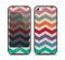 The Rainbow Chevron Over Digital Camouflage Skin Set for the iPhone 5-5s Skech Glow Case