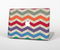 The Rainbow Chevron Over Digital Camouflage Skin Set for the Apple MacBook Pro 13" with Retina Display