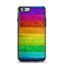 The Rainbow Highlighted Wooden Planks Apple iPhone 6 Otterbox Symmetry Case Skin Set