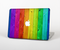 The Rainbow Highlighted Wooden Planks Skin Set for the Apple MacBook Pro 13" with Retina Display