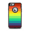 The Rainbow Thin Lined Chevron Pattern Apple iPhone 6 Otterbox Defender Case Skin Set