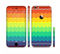 The Rainbow Thin Lined Chevron Pattern Sectioned Skin Series for the Apple iPhone 6