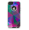 The Raised Colorful Geometric Pattern V6 Skin For The iPhone 5-5s Otterbox Commuter Case