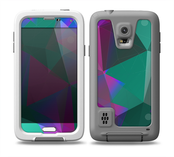 The Raised Colorful Geometric Pattern V6 Skin Samsung Galaxy S5 frē LifeProof Case