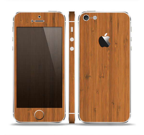 The Real Bamboo Wood Skin Set for the Apple iPhone 5