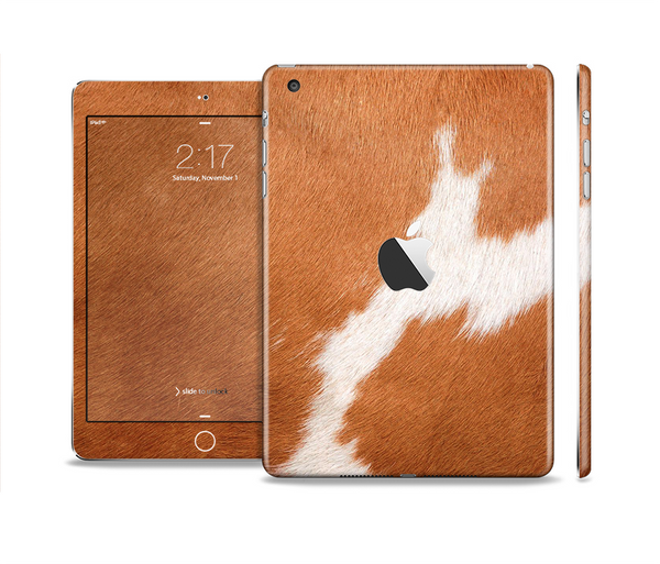 The Real Brown Cow Coat Texture Skin Set for the Apple iPad Mini 4