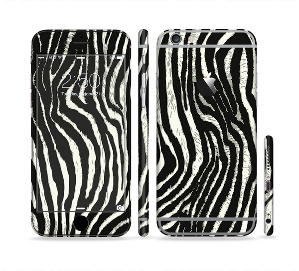 The Real Vector Zebra Print Sectioned Skin Series for the Apple iPhone 6 Plus