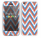 The Red-White-Blue Sharp Chevron Pattern Skin for the Apple iPhone 5c