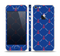 The Red & Blue Seamless Anchor Pattern Skin Set for the Apple iPhone 5