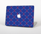 The Red & Blue Seamless Anchor Pattern Skin Set for the Apple MacBook Air 13"
