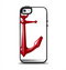 The Red Glossy Anchor Apple iPhone 5-5s Otterbox Symmetry Case Skin Set