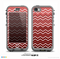 The Red Gradient Layered Chevron Skin for the iPhone 5c nüüd LifeProof Case