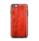 The Red Highlighted Wooden Planks Apple iPhone 6 Plus Otterbox Symmetry Case Skin Set