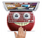 The Red Smiling Fuzzy Wuzzy Skin Set for the Apple MacBook Air 13"