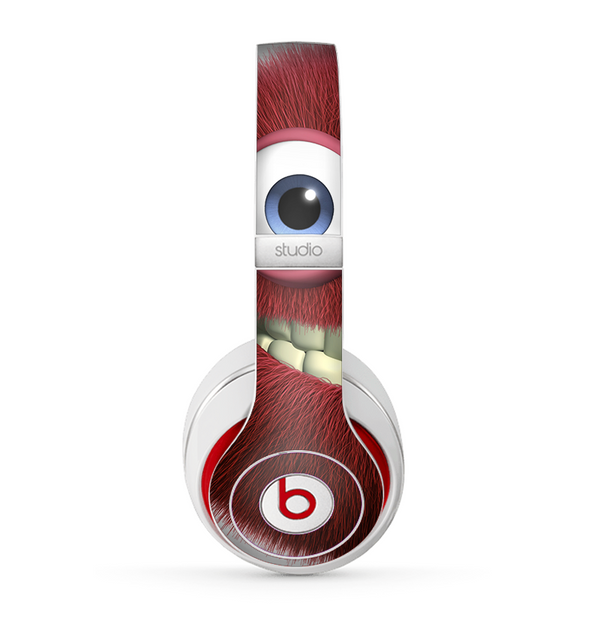 The Red Smiling Fuzzy Wuzzy Skin for the Beats by Dre Studio (2013+ Version) Headphones