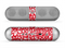 The Red Vector Floral Sprout Skin for the Beats by Dre Pill Bluetooth Speaker