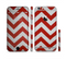 The Red Vintage Chevron Pattern Sectioned Skin Series for the Apple iPhone 6 Plus