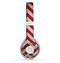 The Red Vintage Chevron Pattern Skin for the Beats by Dre Solo 2 Headphones