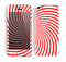The Red & White Hypnotic Swirl Skin for the Apple iPhone 5c