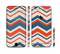The Red, White and Blue Textile Chevron Pattern Sectioned Skin Series for the Apple iPhone 6