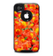 The Red and Yellow Watercolor Flowers Skin for the iPhone 4-4s OtterBox Commuter Case
