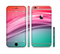 The Red to Green Electric Wave Sectioned Skin Series for the Apple iPhone 6