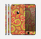 The Retro Red and Green Floral Pattern Skin for the Apple iPhone 6 Plus