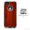 The Rich Red WoodGrain Skin For The iPhone 4-4s or 5-5s Otterbox Commuter Case