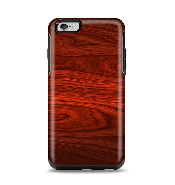 The Rich Red Wood grain Apple iPhone 6 Plus Otterbox Symmetry Case Skin Set