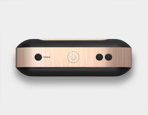 The Rose Gold Brushed Surface Skin Set for the Beats Pill Plus