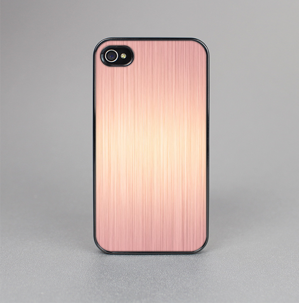 The Rose Gold Brushed Surface Skin-Sert for the Apple iPhone 4-4s Skin-Sert Case