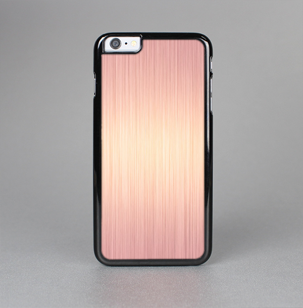 The Rose Gold Brushed Surface Skin-Sert for the Apple iPhone 6 Skin-Sert Case