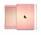 The Rose Gold Brushed Surface Skin Set for the Apple iPad Pro