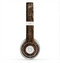 The Rough Textured Dark Wooden Planks Skin for the Beats by Dre Solo 2 Headphones