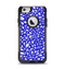 The Royal Blue & White Floral Sprout Apple iPhone 6 Otterbox Commuter Case Skin Set