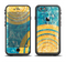 The Scratched Blue and Gold Surface Apple iPhone 6 LifeProof Fre Case Skin Set