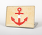 The Scratched Vintage Red Anchor Skin Set for the Apple MacBook Air 13"