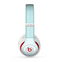 The Seamless Blue Subtle Floral Strips Skin for the Beats by Dre Studio (2013+ Version) Headphones