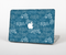 The Seamless Blue and White Paisley Swirl Skin Set for the Apple MacBook Air 13"