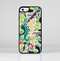 The Shades of Green Swirl Pattern V32 Skin-Sert for the Apple iPhone 5c Skin-Sert Case