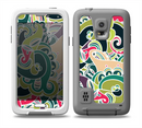 The Shades of Green Swirl Pattern V32 Skin Samsung Galaxy S5 frē LifeProof Case