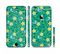 The Shades of Green Vector Flower-Bed Sectioned Skin Series for the Apple iPhone 6 Plus